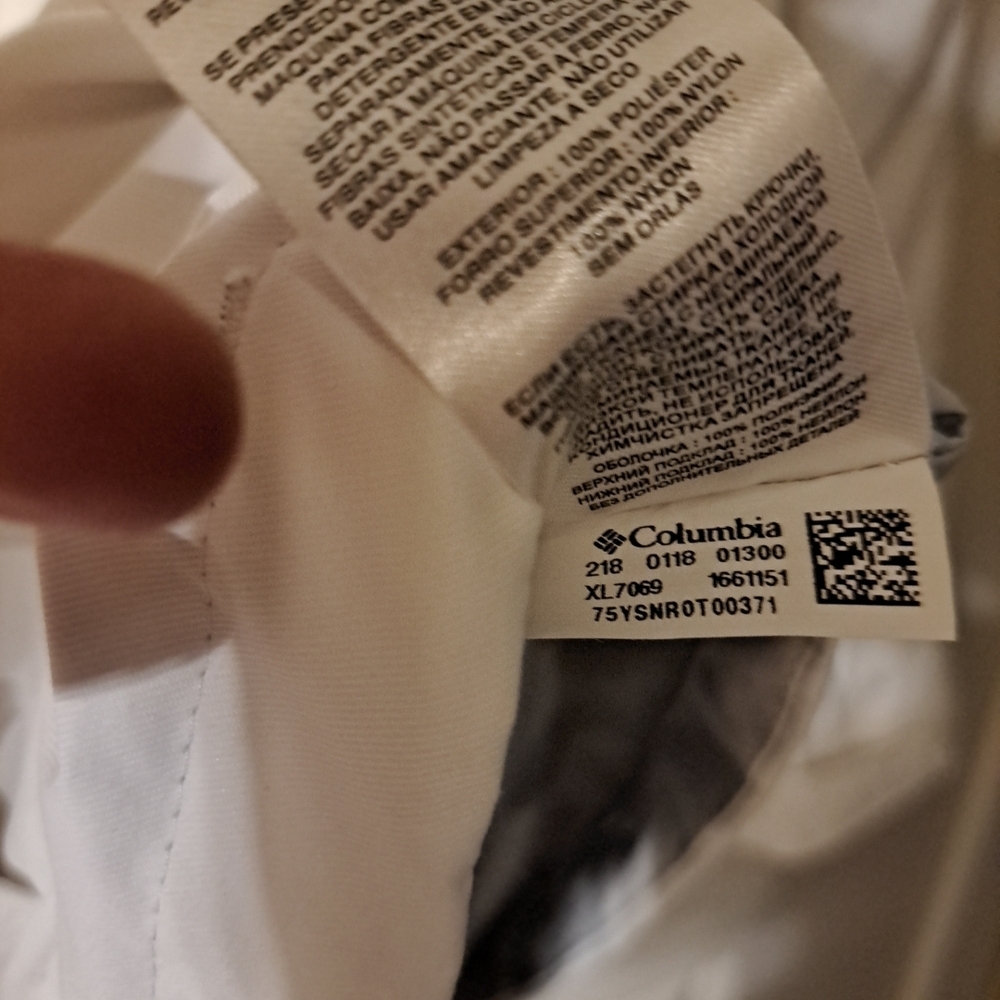 Columbia Ski Jacket White Size XL Excellent Condition - Picture 11 of 11